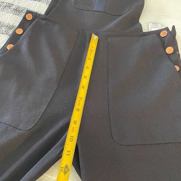 See By CHLOE black crepe jumpsuit size 34 Converts to US 4 - Picture 10 of 16